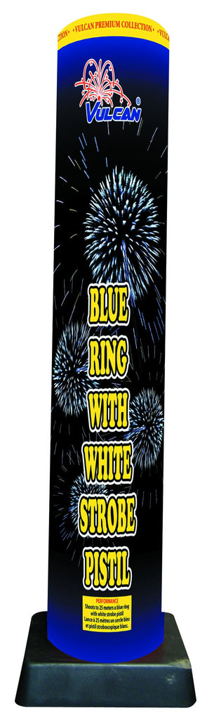 Blue Ring w/White Strobe Pistil